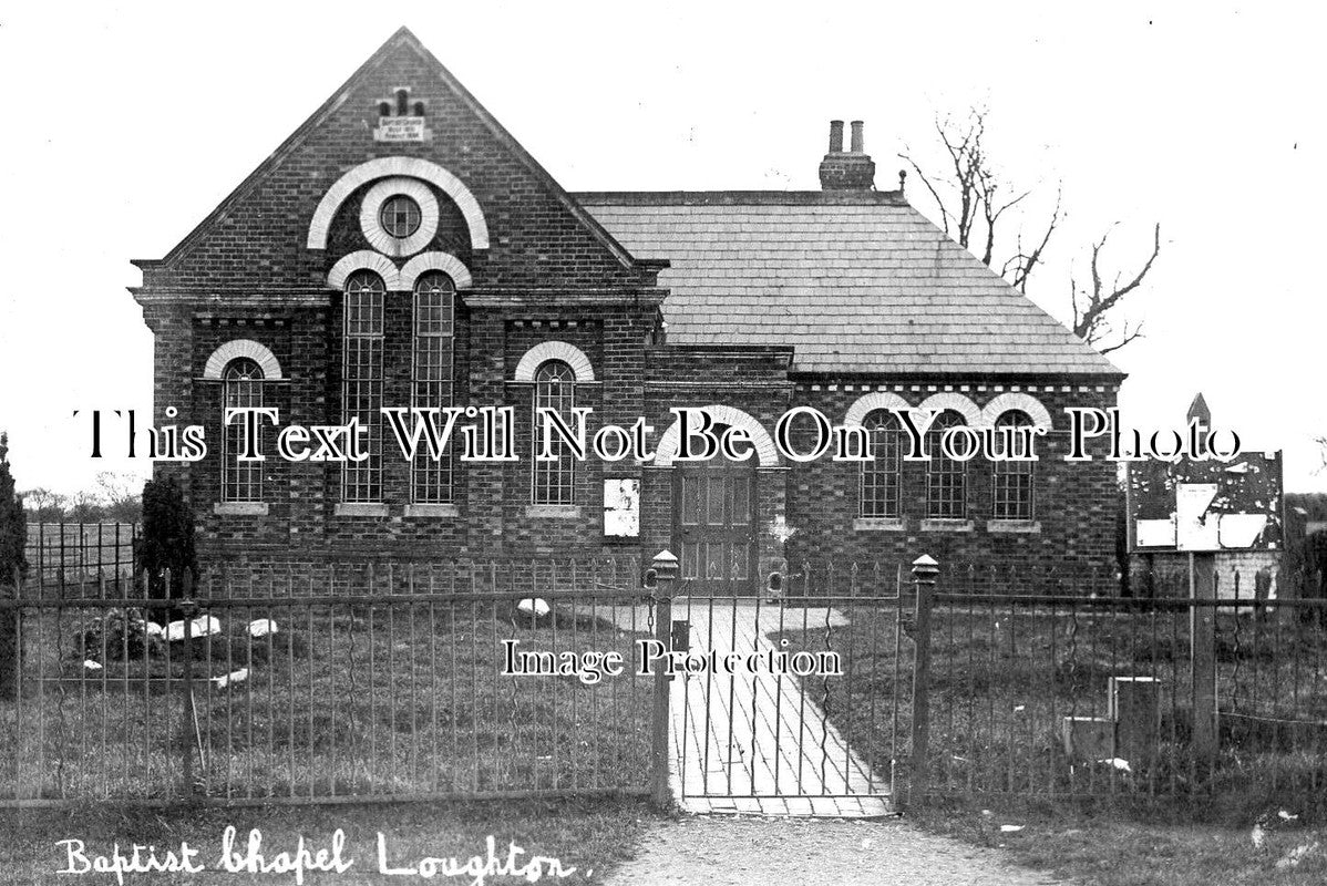 BU 886 - Baptist Chapel, Loughton, Buckinghamshire