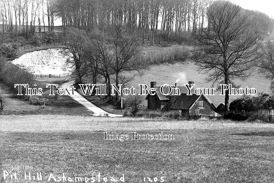 BU 905 - The Chalk Pit & Pit Hill, Ashampstead, Buckinghamshire c1914