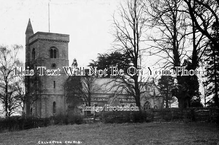 BU 97 - All Saints Church, Calverton, Buckinghamshire c1915