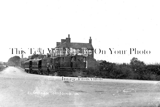 CA 1006 - Elm Tram Crossing, Wisbech, Cambridgeshire c1917