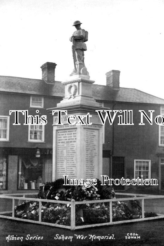 CA 1009 - Soham War Memorial, Cambridgeshire