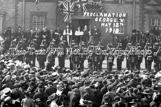 CA 1018 - Proclamation Of Kind George V, Ely, Cambridgeshire 1910