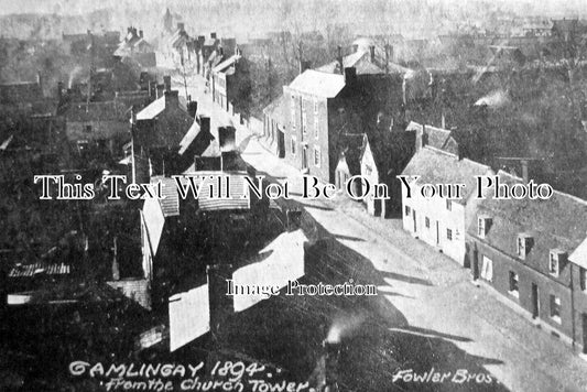 CA 1046 - Gamlingay From Church Tower, Cambridgeshire 1894