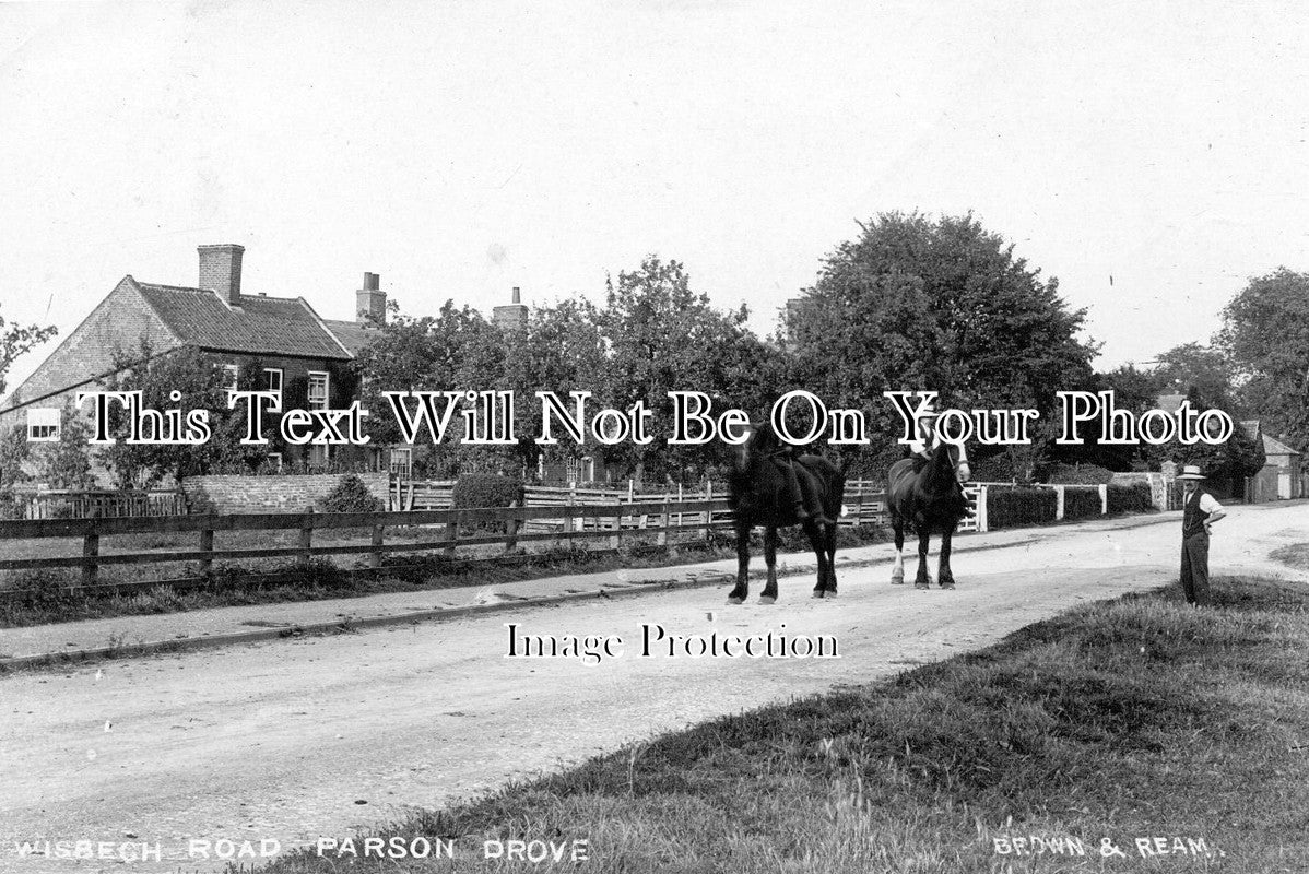 CA 106 - Wisbech Road, Parson Drive, Cambridgeshire c1908