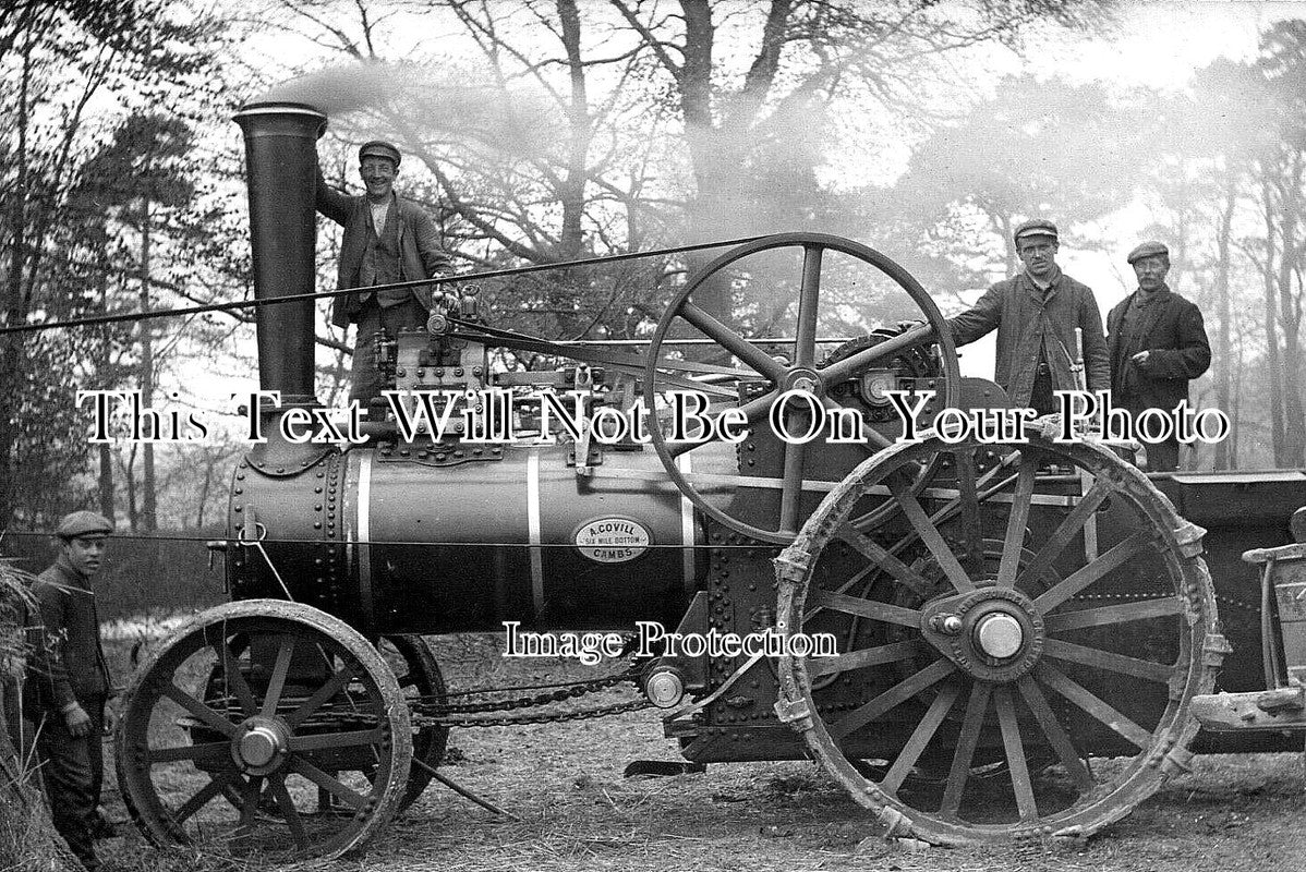 CA 1075 - Fowler Traction Engine, Leeds & Covill, Six Mile Bottom, Cambridgeshire