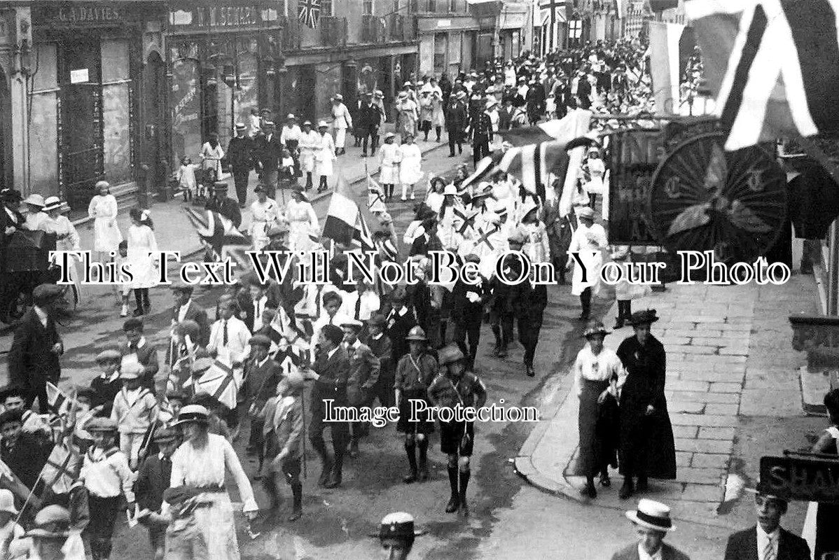 CA 1117 - Parade Celebrations In St Neots, Cambridgeshire c1911