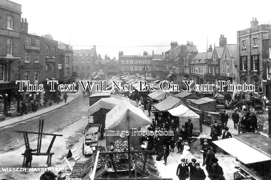 CA 1142 - Wisbech Market Place, Cambridgeshire c1925