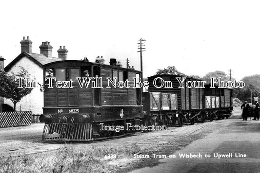 CA 1155 - Steam Tram On Wisbech To Upwell Line, Cambridgeshire