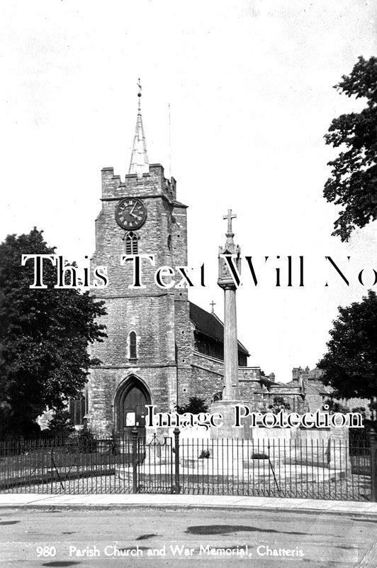 CA 1172 - Chatteris Church & War Memorial, Cambridgeshire c1926