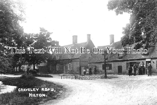 CA 1228 - Graveley Road, Hilton, Cambridgeshire c1907