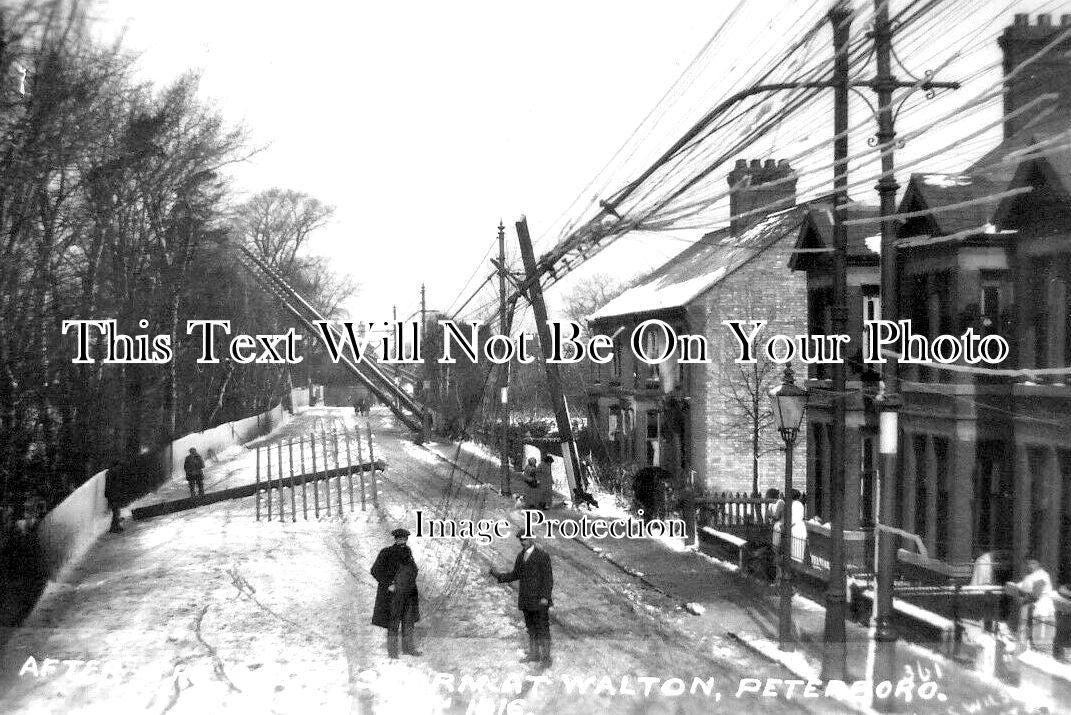 CA 1243 - After The Great Storm, Walton, Peterborough 1916