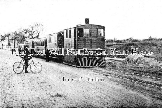 CA 1245 - Steam Train, Elm Road, Wisbech, Cambridgeshire c1912