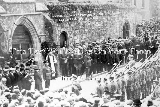 CA 1266 - Unveiling War Shrine, Ely, Cambridgeshire 1922