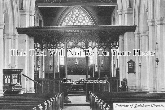 CA 1273 - Interior Of Balsham Church, Cambridgeshire c1907