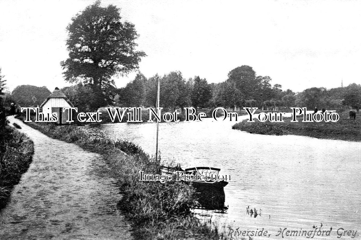 CA 1279 - Riverside, Hemingford Grey, Cambridgeshire c1913 – JB Archive