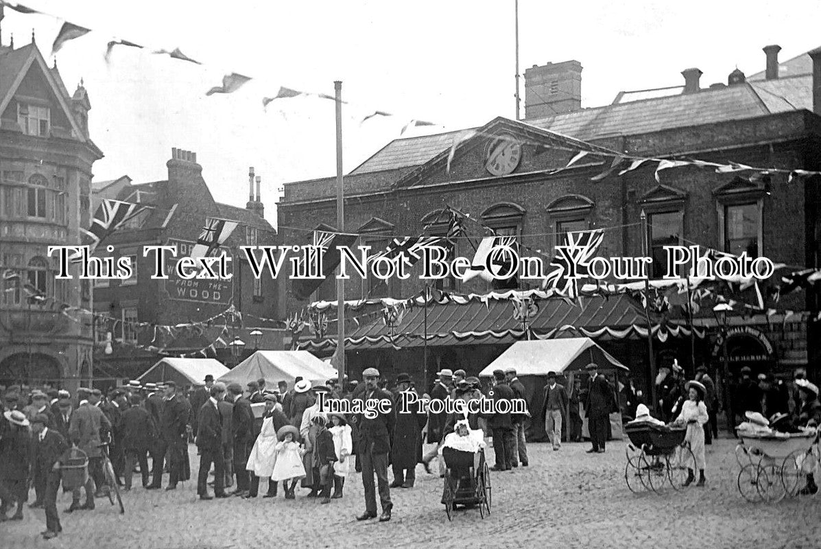 CA 1301 - Guild Hall, Petty Cury, Market Square, Cambridge, Cambridgeshire c1907