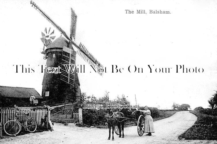 CA 1306 - The Mill, Balsham Windmill, Cambridgeshire c1910