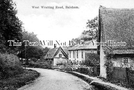 CA 1317 - West Wratting Road, Balsham, Cambridgeshire c1910