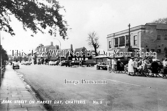 CA 1318 - Park Street On Market Day, Chatteris, Cambridgeshire