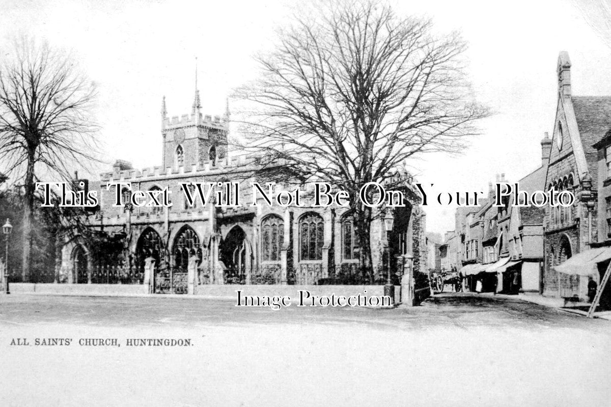 CA 1327 - All Saints Church, Huntingdon, Cambridgeshire c1901