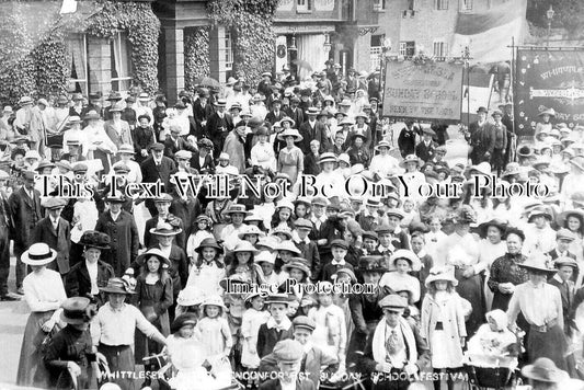 CA 1376 - Sunday School Festival Procession, Whittlesea, Cambridgeshire