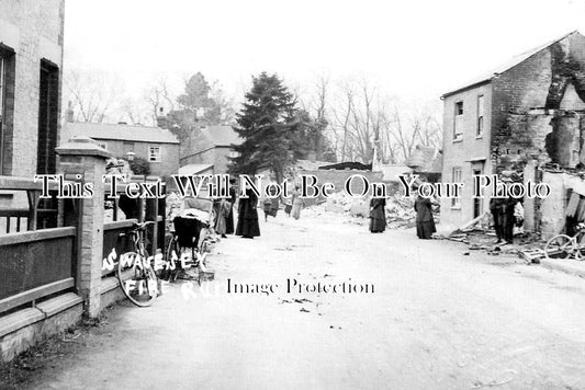 CA 1417 - The Fire Ruins, Swavesey, Cambridgeshire c1913