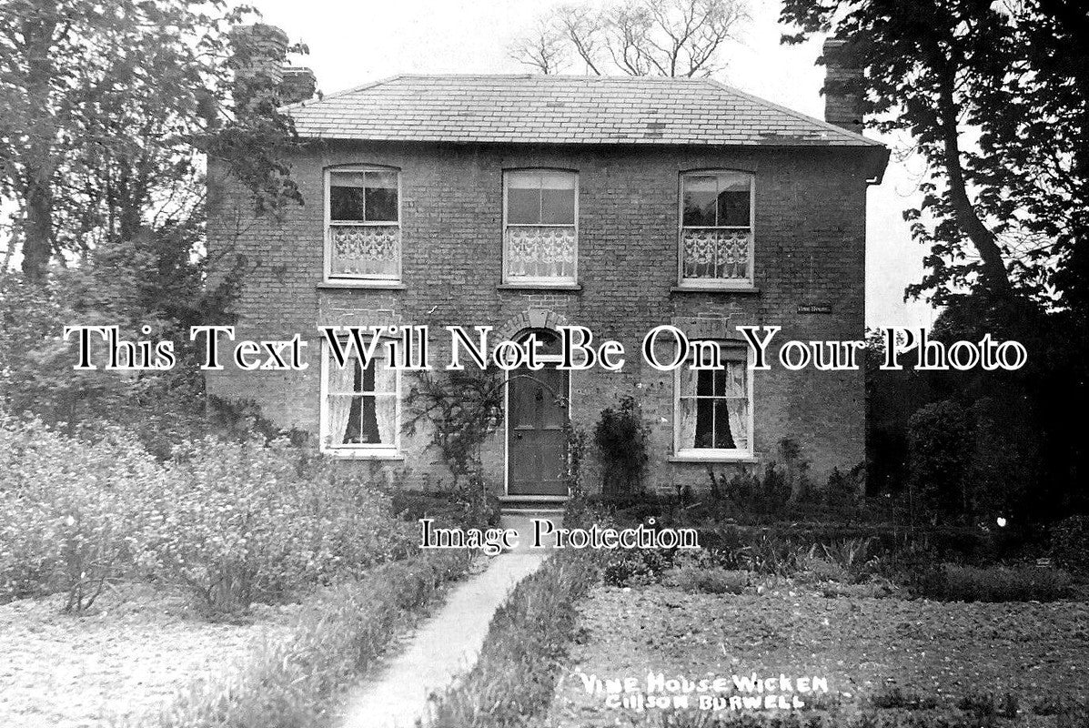 CA 1430 - Vine House, Wicken, Cambridgeshire c1912