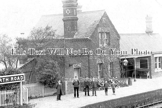CA 1433 - Old North Road Railway Station, Cambridgeshire c1906