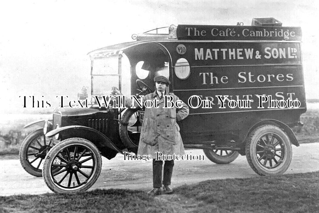 CA 1441 - Matthew & Son Van, Trinity Street, Cambridge