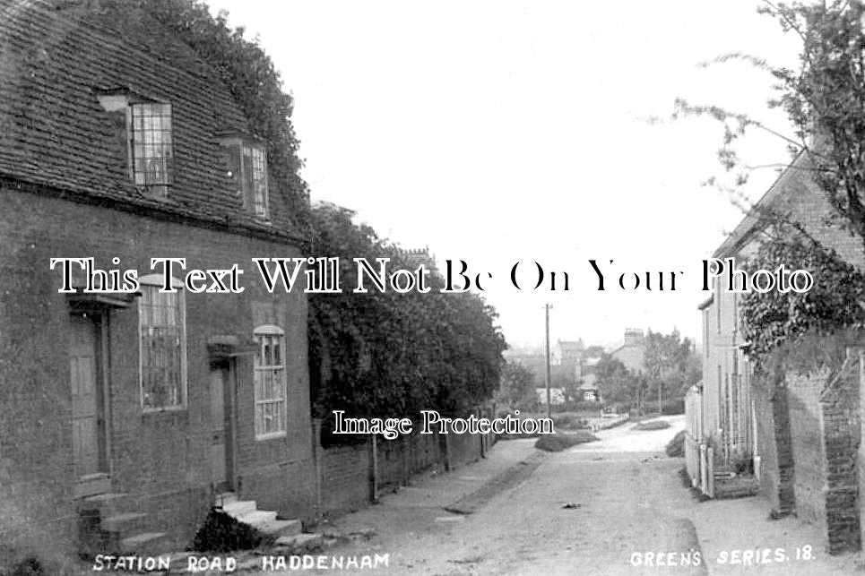CA 1474 - Station Road, Haddenham, Cambridgeshire c1910