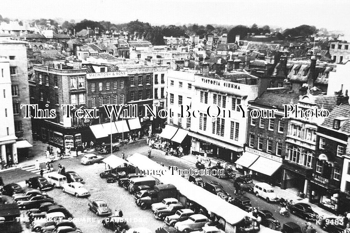 CA 1482 - The Market Square, Cambridge, Cambridgeshire