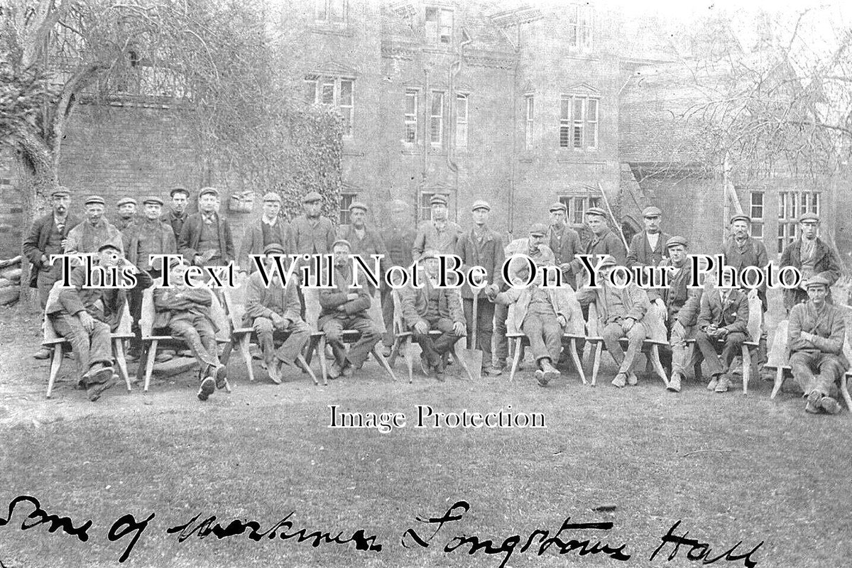 CA 1483 - Workers At Longstowe Hall, Cambridgeshire c1906