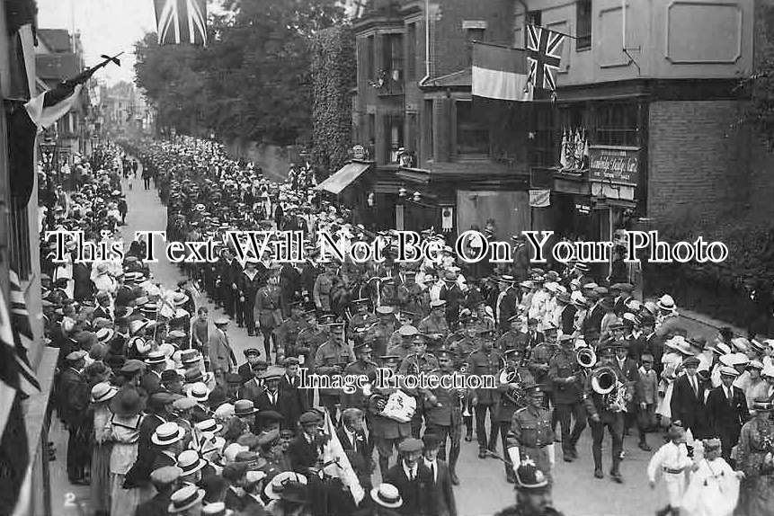 CA 1597 - Military Parade, Regent Street, Cambridge, Cambridgeshire