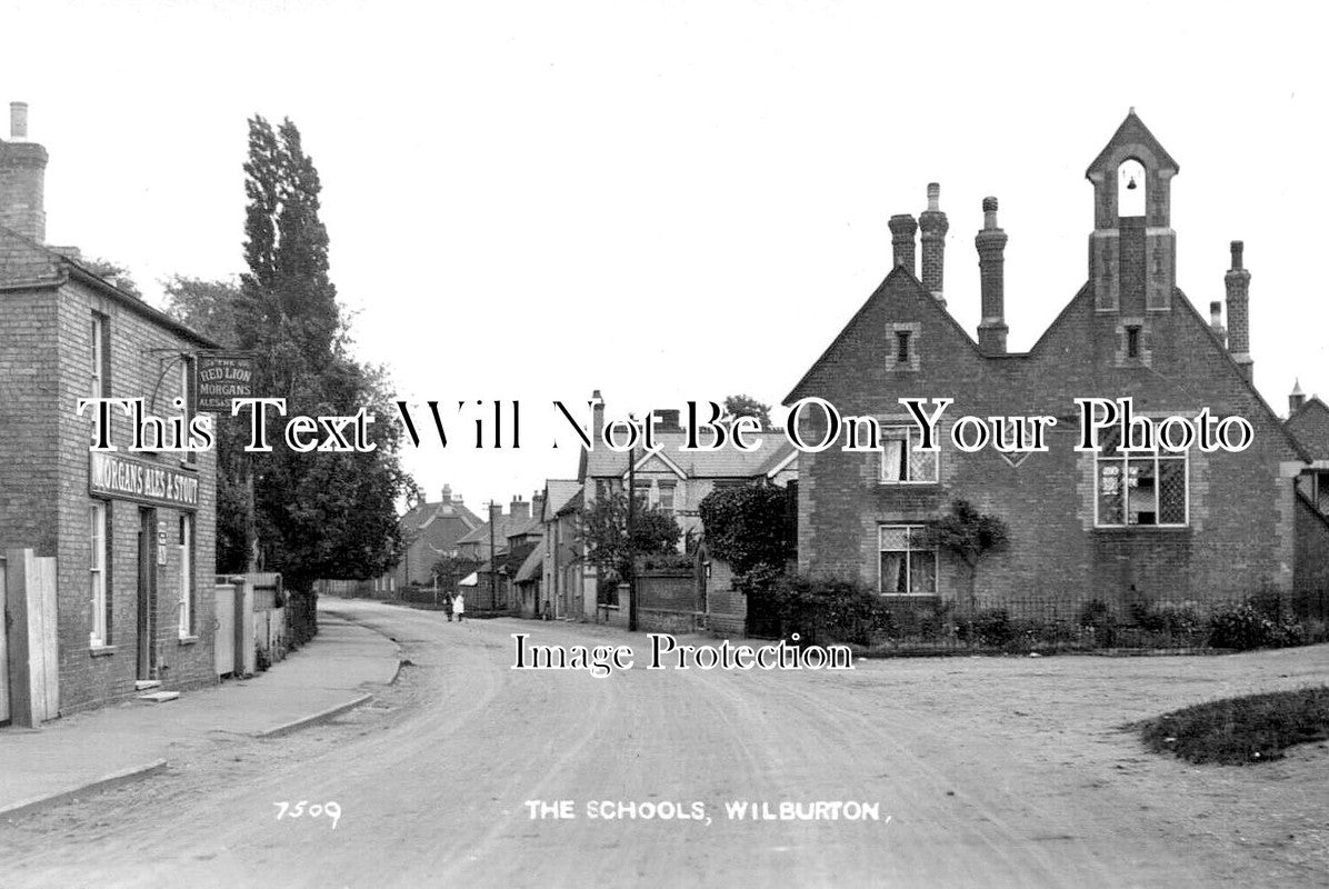 CA 1600 - The Schools & Red Lion Pub, Wilburton, Cambridgeshire