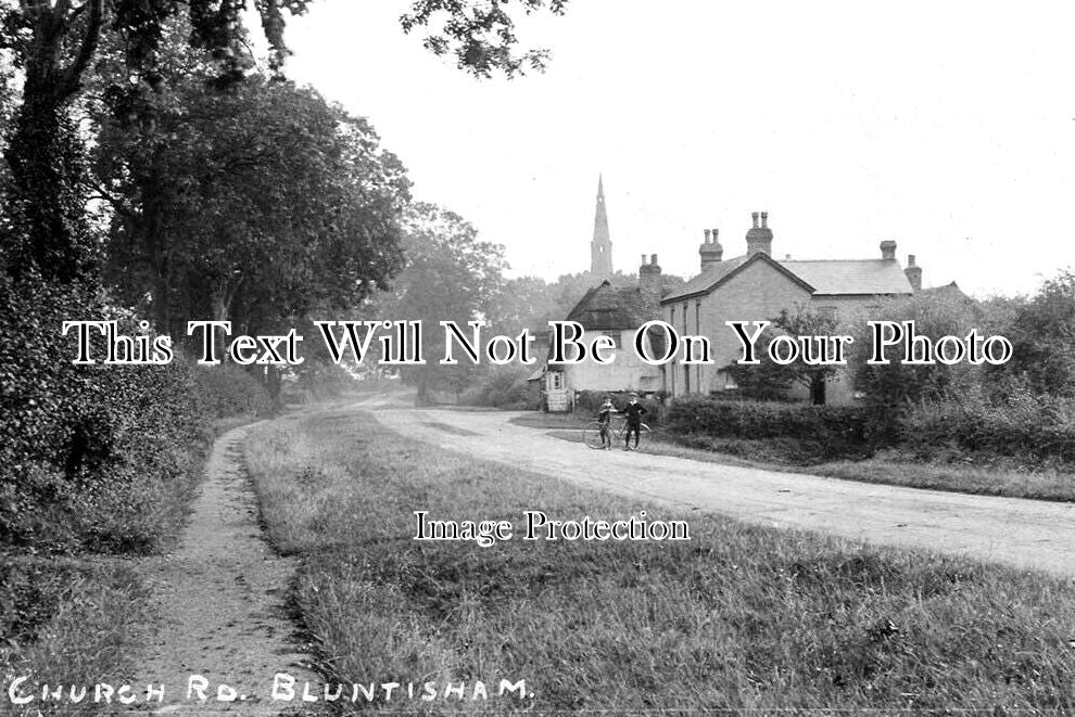 CA 1601 - Church Road, Bluntisham, Cambridgeshire c1908