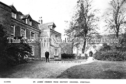 CA 1626 - St James Church From Rectory, Stretham, Cambridgeshire