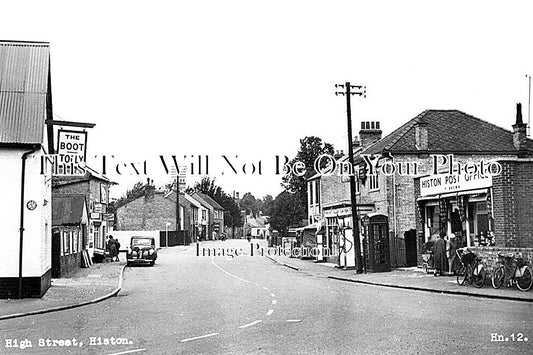 CA 1660 - High Street & Post Office, Histon, Cambridgeshire