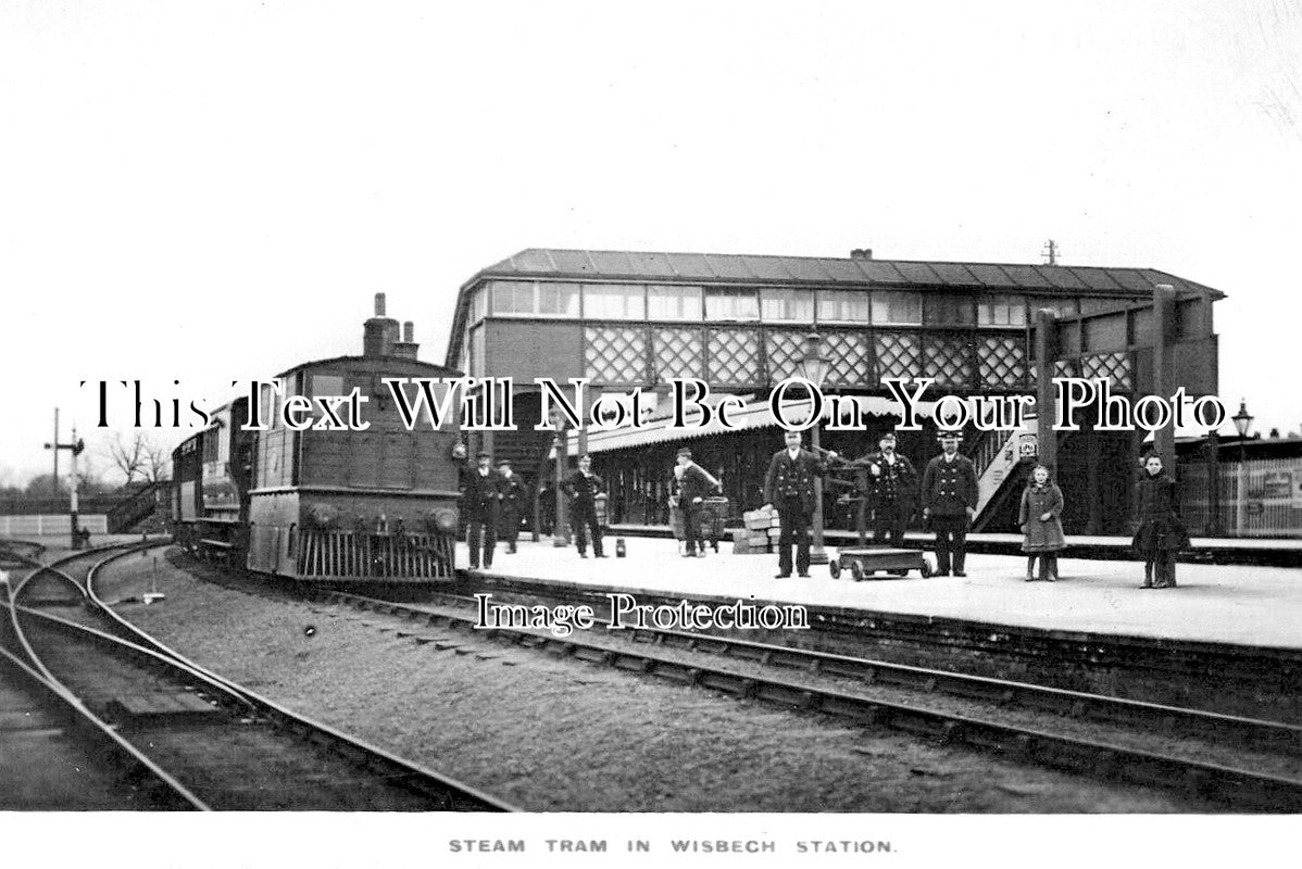 CA 1683 - Steam Tram In Wisbech Railway Station, Cambridgeshire