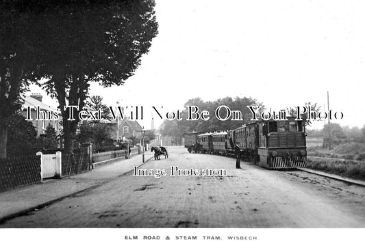 CA 1684 - Elm Road & Steam Tram, Wisbech, Cambridgeshire