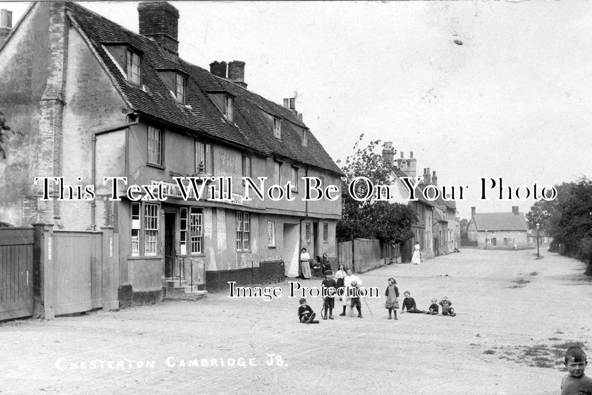 CA 189 - Dragon Public House, The Green, Chesterton, Cambridge, Cambridgeshire c1913