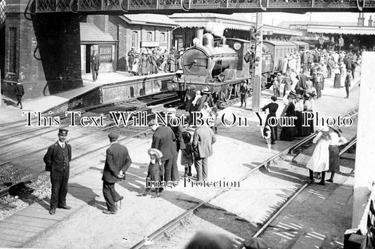 CA 192 - Wisbech Railway Station, Cambridgeshire c1915