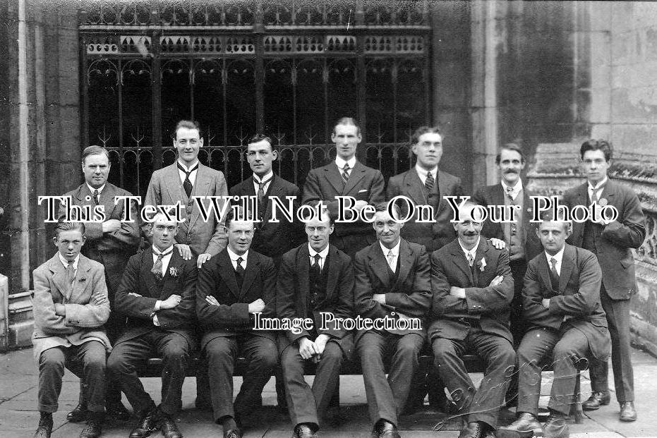 CA 197 - Wisbech Bell Ringers, St Peter's Church, Cambridgeshire c1920