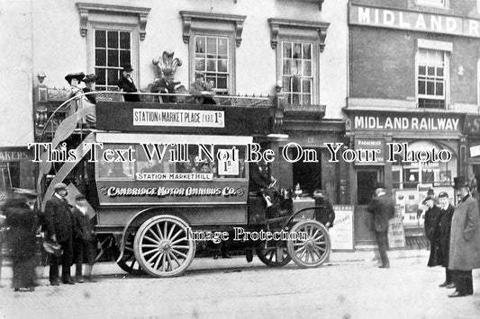 CA 272 - The Cambridge Motor Co, Motorbus, Midland Railway, Cambridgeshire c1910