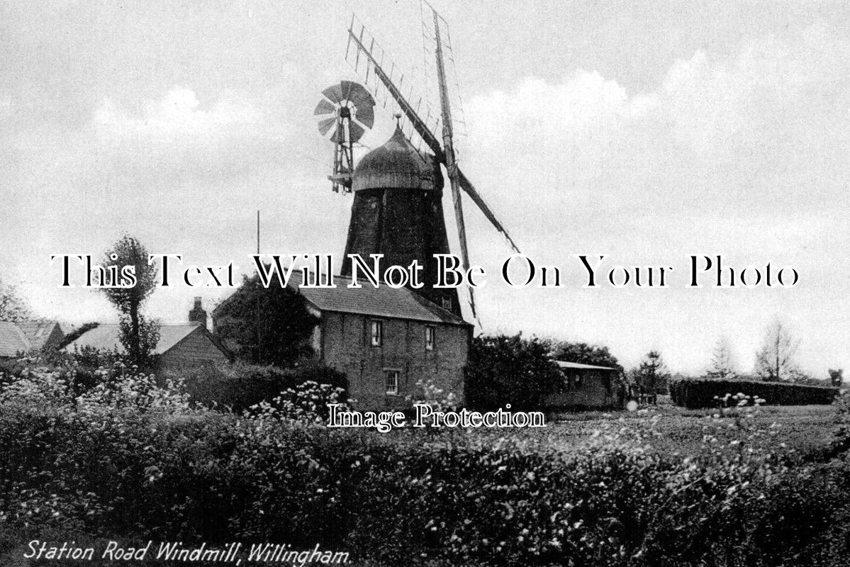 CA 34 - Willingham Windmill, Station Road, Cambridgeshire c1935