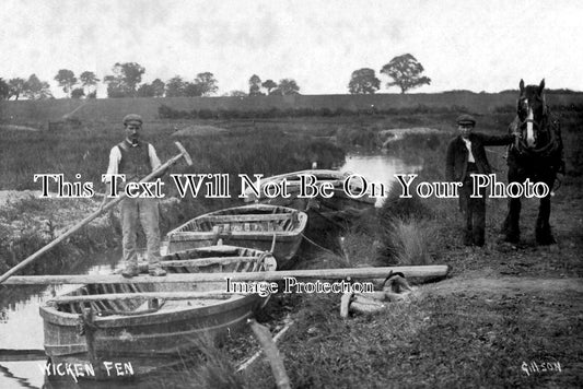 CA 413 - Canal Scene, Wicken Fen, Cambridgeshire