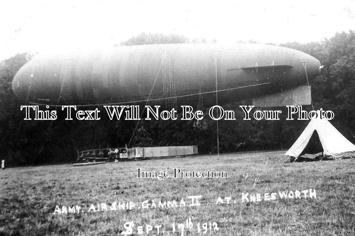 CA 494 - Army Airship Gamma II, Kneesworth Cambridgeshire 1912