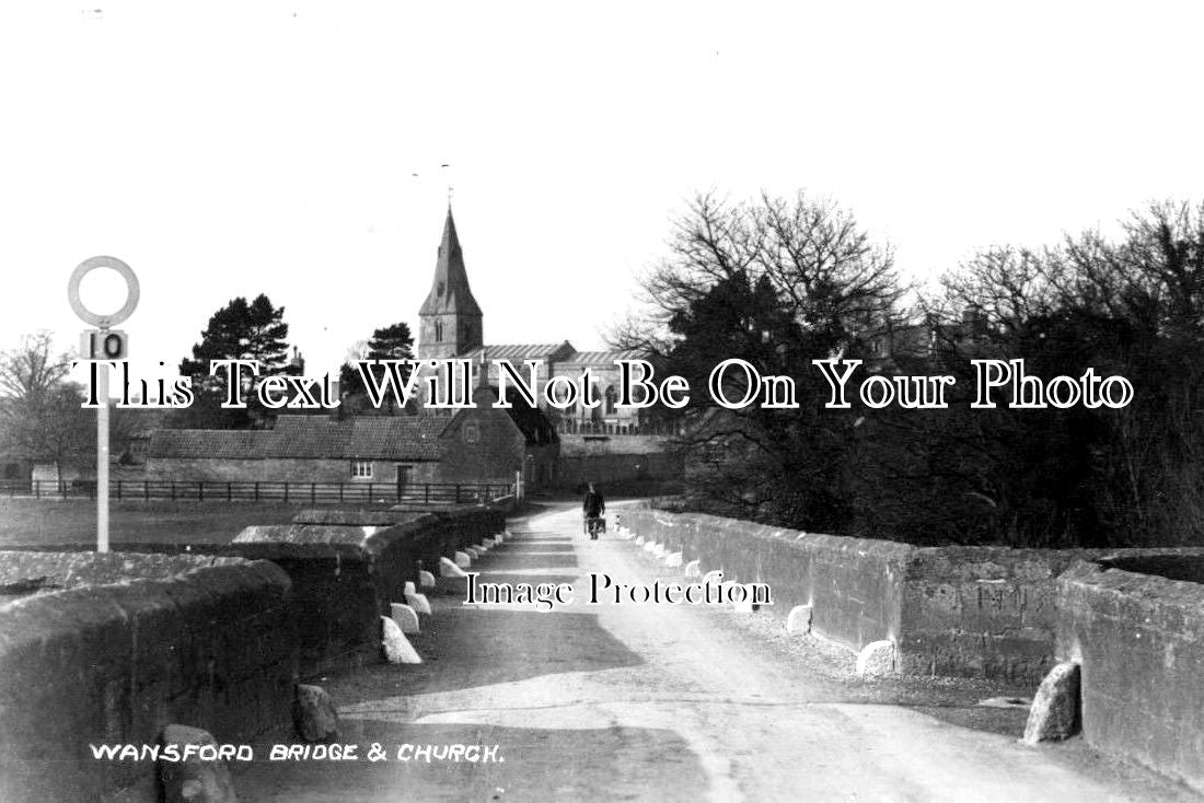 CA 513 - Wansford Bridge & Church, Cambridgeshire