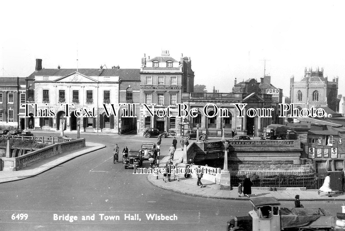 CA 515 - Bridge & Town Hall, Wisbech, Cambridgeshire