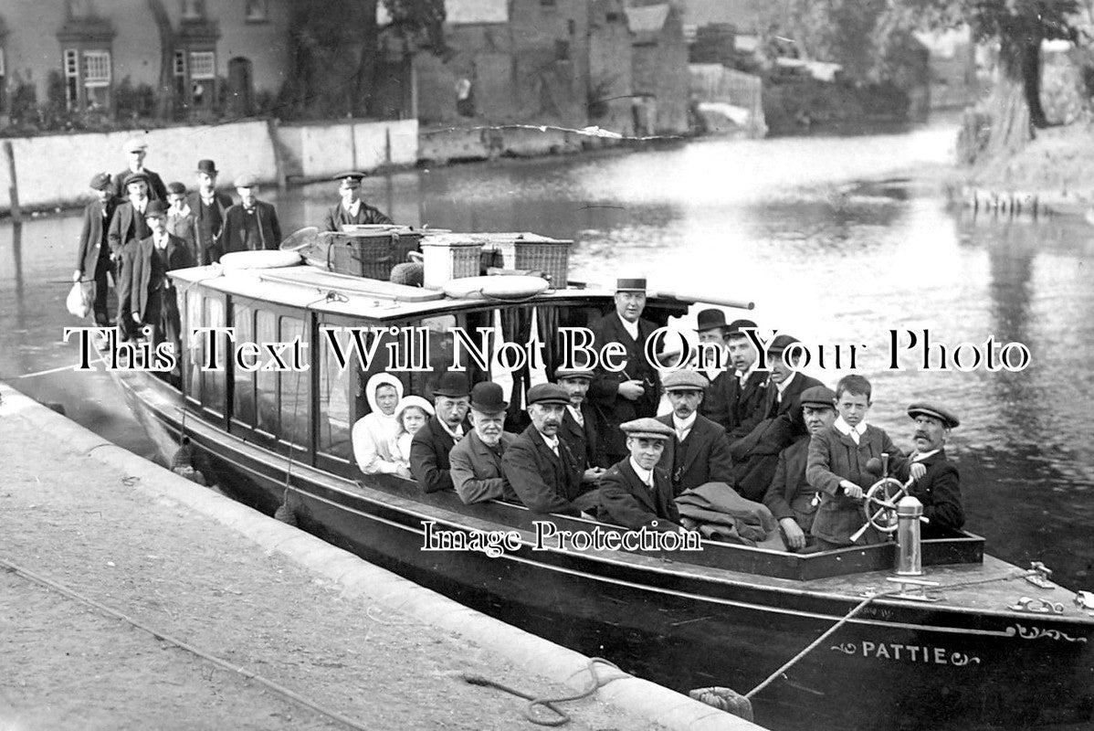 CA 534 - Pleasure Craft Pattie At Ely, Cambridgeshire c1910