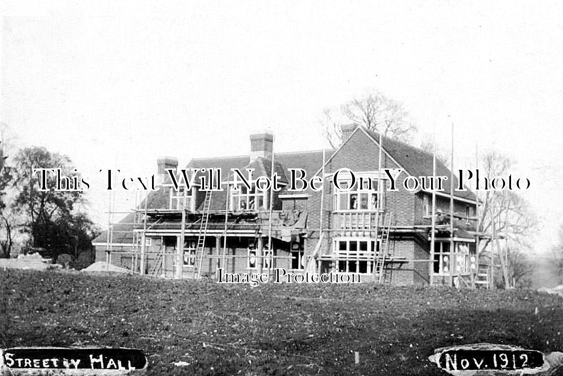 CA 569 - Streetly Hall Under Scaffolding, Cambridgeshire c1912